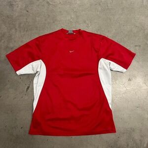 Y2K Nike‎ center check tee shirt